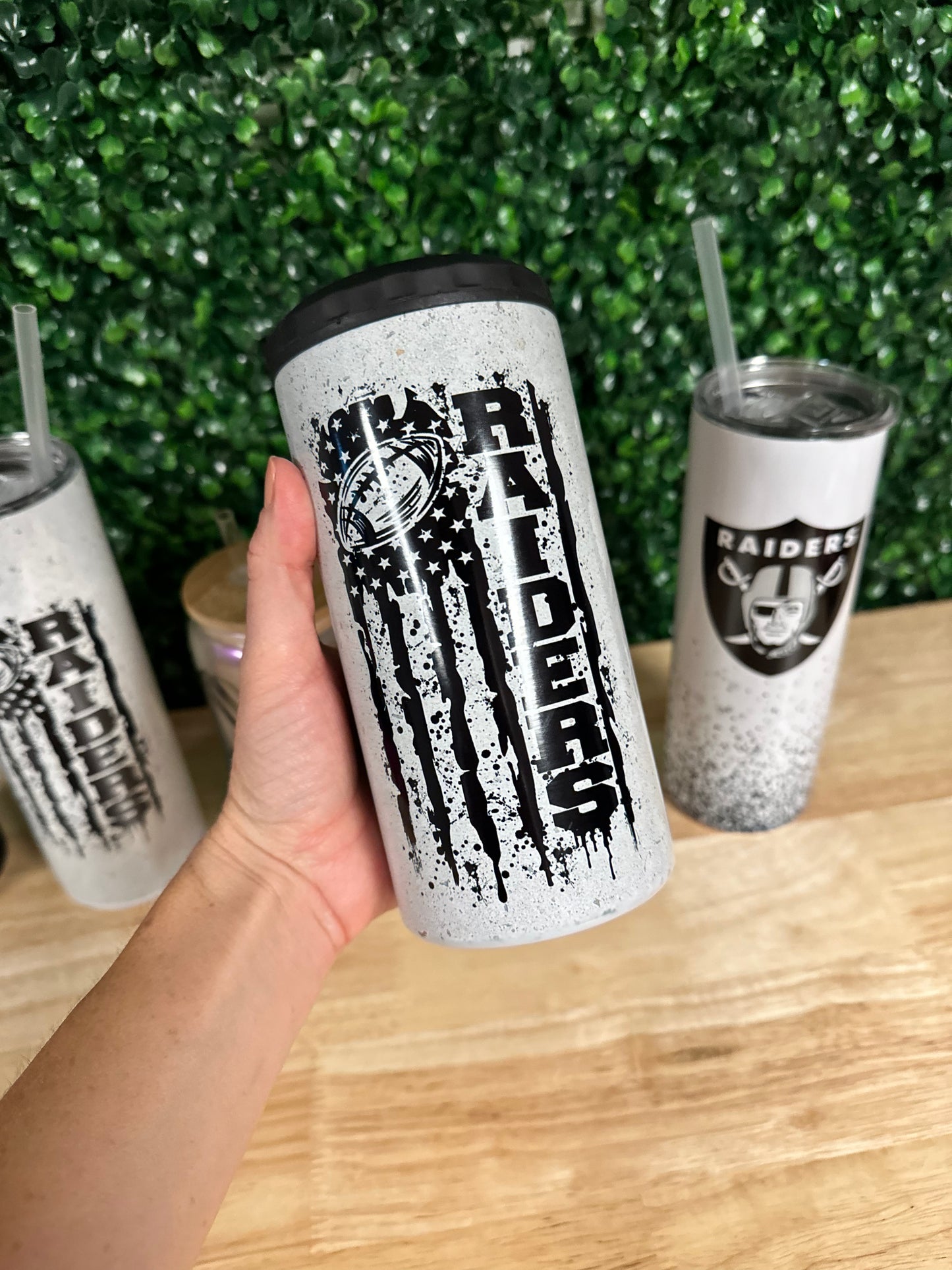 Raiders 4 In 1 Can Cooler Tumbler